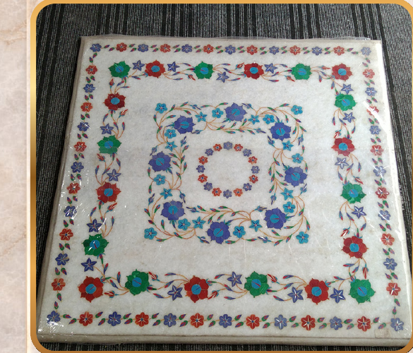 Table Top – Inlay Work, Size: 2x2"