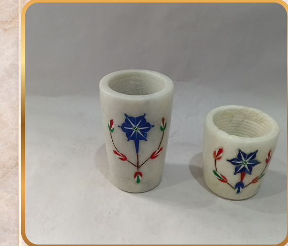 Short Glass – Inlay Work