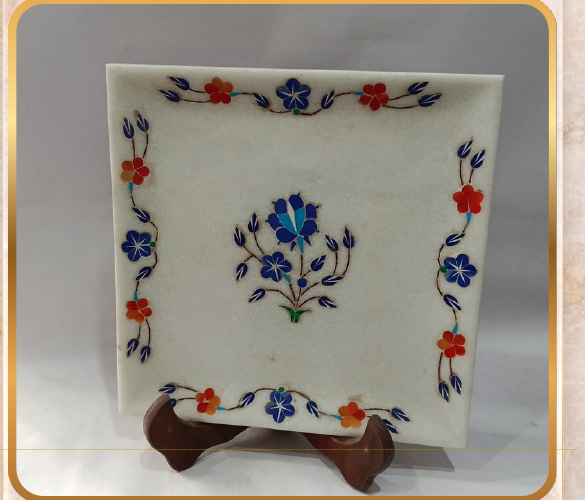 Marble Tray – Inlay Work