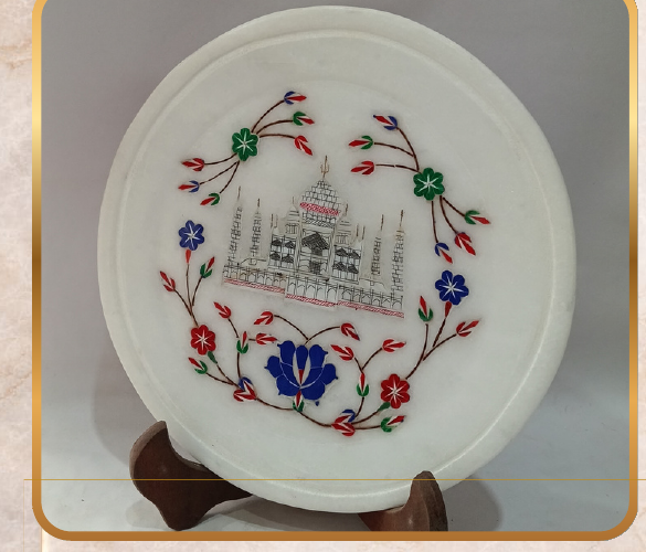 Marble Plate – Inlay Work