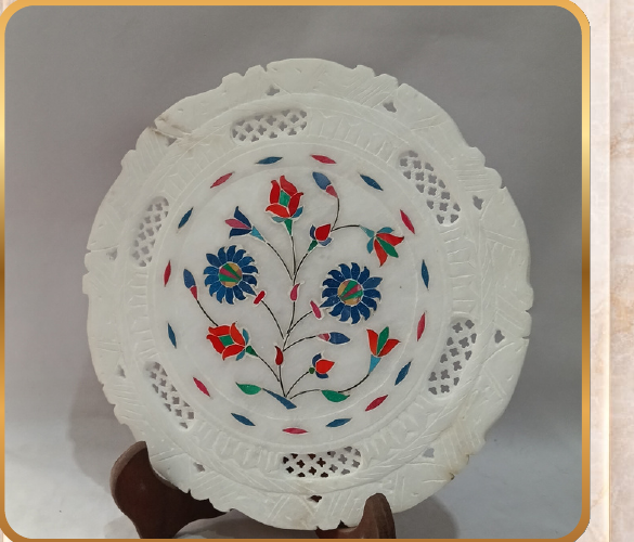 Marble Plate – Inlay Work