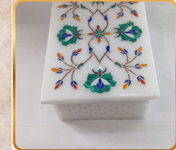 Jewellery Box – Inlay Work, Size: 6x4"