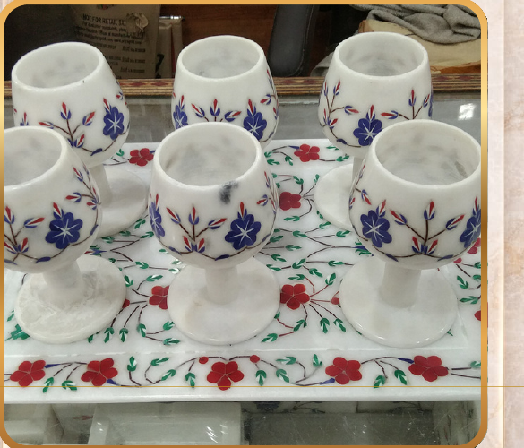 Wine Set – Inlay Work