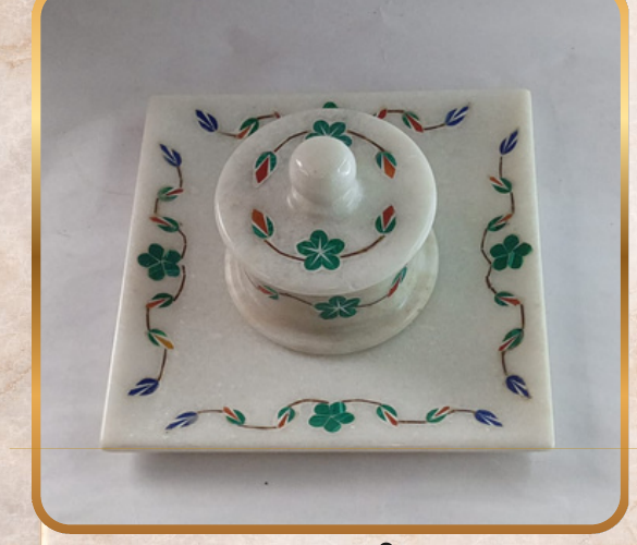 Dry Fruits Set – Inlay Work, Size: 6"