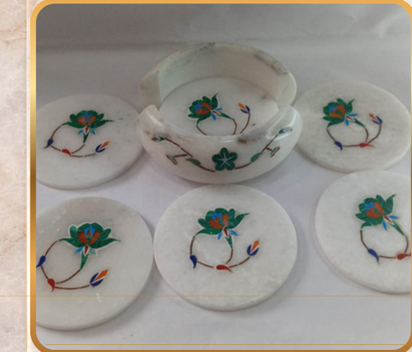 Tea Coaster – Inlay Work
