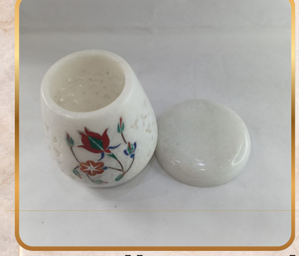 Candle Stand – Inlay Work, Size: 3"