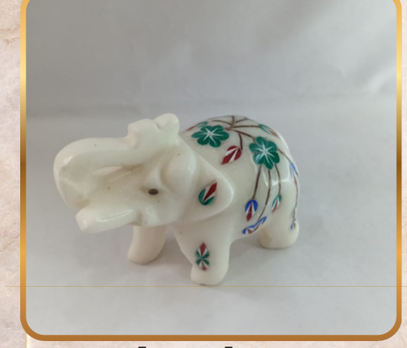 Elephant – Inlay Work, Size: 3"